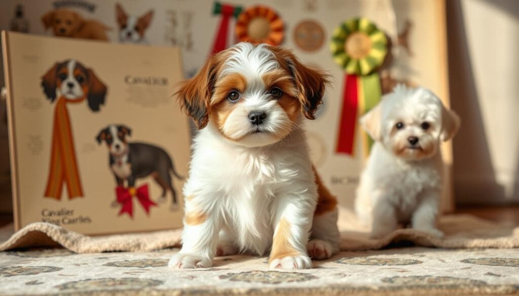 Cavachon puppies