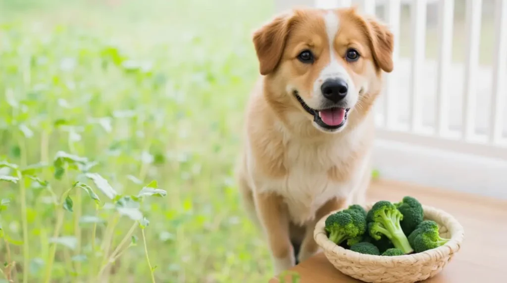 How to offer broccoli to dogs?